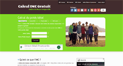 Desktop Screenshot of calcul-imc-gratuit.fr
